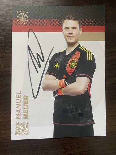 Manuel neuer autogrammkarte - manuel,