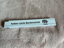 Zollstock Werbung CAPAROL Farben Lacke Bautenschutz Stabila Sammlungsauflösung +