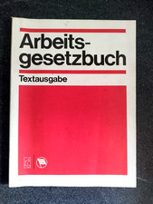 Arbeitsgesetzbuch der ddr - arbeitsgesetzbuch,