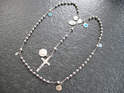 Rosenkranz silber 800 - rosenkranz,