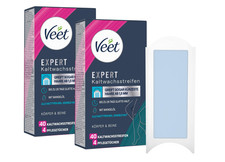 [Neu] Veet Expert Kaltwachsstreifen 2er Pack Körper & Beine - Wachsstreifen zur 