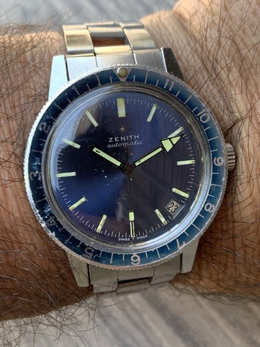 Zenith diver vintage a3634 - zenith,
