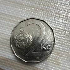 Tschechien kč nickel münze - 2,