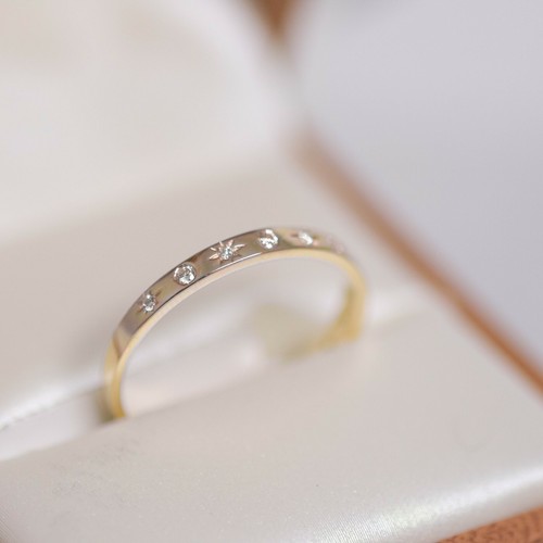 14k gelbgold diamant - 14k,