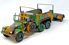 Lineol Krupp Protze Wehrmacht Lkw minikry lack m. Gulaschkanone und Fahrer (333)
