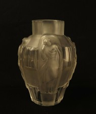 8668:Arthur Plewa,Glasvase,"Ingrid",ART DECO,Schlevogt,Gablonz,Bohemia,ca. 1935.