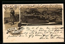 Lithographie Marburg