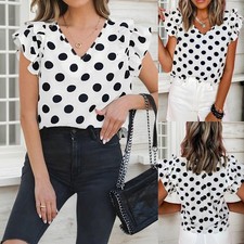 Übergröße Damen Tupfen