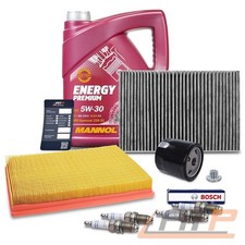 INSPEKTIONSPAKET + 5l 5W-30 FÜR OPEL ASTRA G H ZAFIRA A 1.4 1.6 1.8 2.0