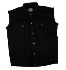 Jeansweste herren denim - denim, biker
