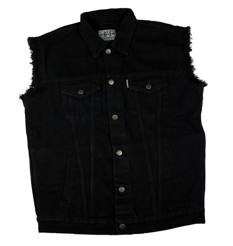 Jeansweste herren denim biker - jeansweste,