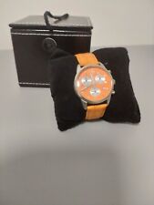 Willy Bogner Damenuhr Chronograph sportliches Orange mit Box und Unterlagen 