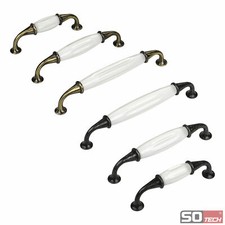 SO-TECH® Möbelgriff JOHANNA Porzellangriff Antik Schrankgriff Schubladengriff