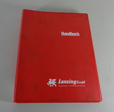 Betriebsanleitung + Teilekatalog Lansing Elektro-Schubmaststapler ERT 10.2 '1982