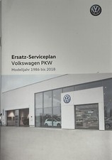 VW Ersatz Serviceheft Golf