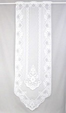 Balkontür Scheibengardine Blumen & Muster weiß 59/166cm