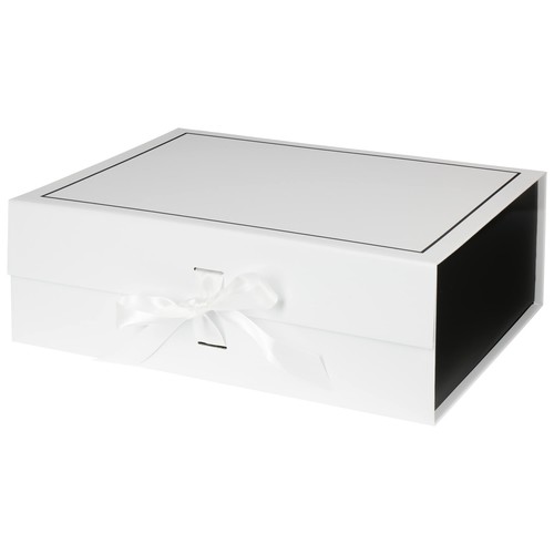 Geschenkbox weiß mit - geschenkbox,
