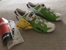 Sidi Wire Carbon Vernice Weiß/Grün Gr. 48 Neu aus Sammlung neu