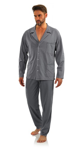 Herren schlafanzug lang mit - herren,