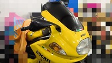 Spiegel-Set Carbon Look für Ducati  St ,Aprilia RS 50 125 250 Extrema / Replica