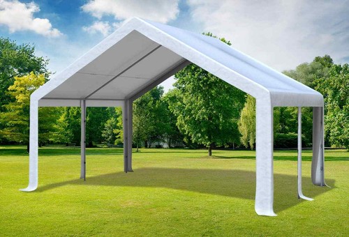 Partyzelt 5x4m weiß pvc - partyzelt,