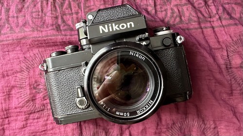Nikon black analog - nikon, analog,