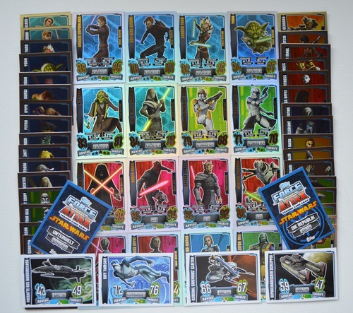 Force attax clone wars - wars, serie