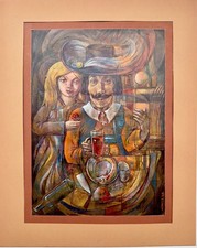 Original russische abstrakte