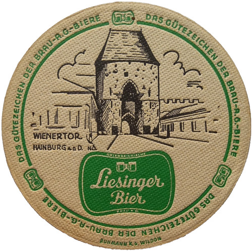 Alter bierdeckel brauerei - alter,