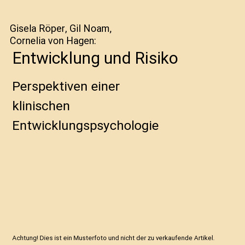 Entwicklung und risiko - entwicklung,