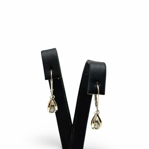 585 weißgold ohrhänger - 585/-weißgold,