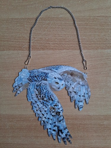 Fensterbild acryl eule - fensterbild,, acryl,