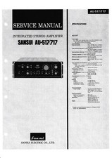 Service Manual-Anleitung für Sansui AU-517,AU-717