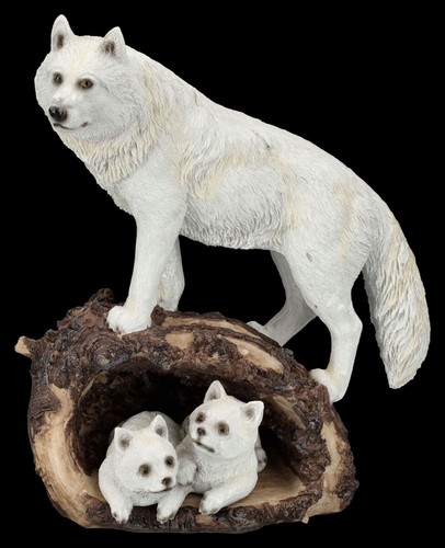 Wolf figur schneewolf mit - figur,