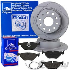 ATE POWERDISC BREMSSCHEIBEN 298x10mm+ BELÄGE HINTEN passend für BMW 5er E39 Limo