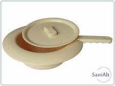 Stechbecken Bettpfanne Schieber Steckbecken Kunststoff mit Deckel*NEU+OVP*