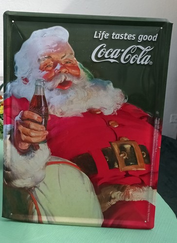 Werbeschild blech coca cola - blech, coca-cola