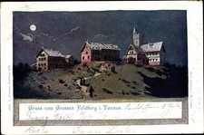 Mondschein Künstler Ak Lauter, W., Niederreifenberg Schmitten im... - 2633607