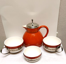 Rösler Teekanne + Tassen +