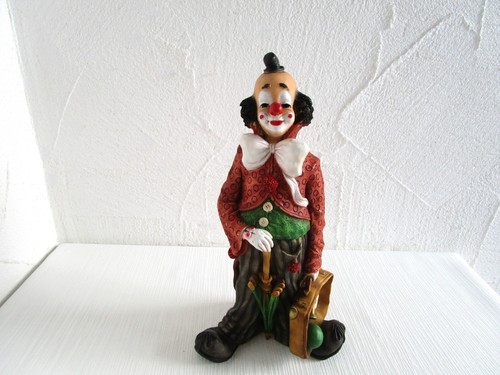 Clown figur groß 40cm - groß, dipinto
