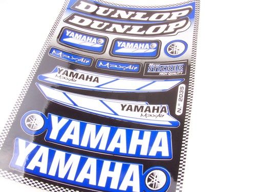Aufkleber yamaha dunlop - aufkleber,