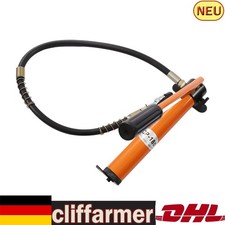 CP-180 Hydraulische Handpumpe Manuelle Hydraulikpumpe mit Schlauch Neu
