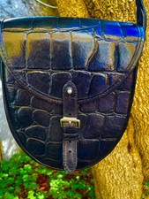 Mulberry Saddle Bag Dunkelblau