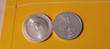 Silbermünzen 1 oz Kangaroo 2016 und Krugerrand 2018