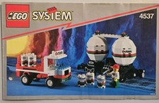 Lego 4537 Octan Waggon plus LKW - 100% vollständig - Eisenbahn - mit Bauanleitun