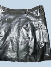 Herren Schwarz Echtleder