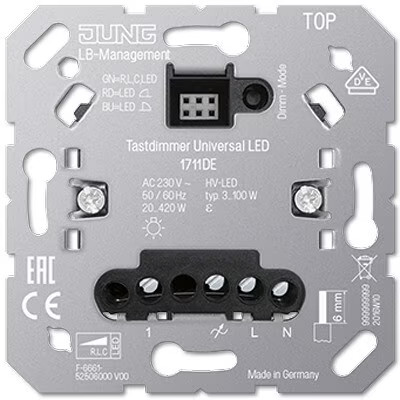 Jung 1711de tastdimmer - 1711de,
