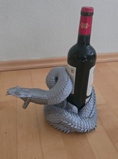 Schlangen Flaschenhalter silberfarben Mottoparty