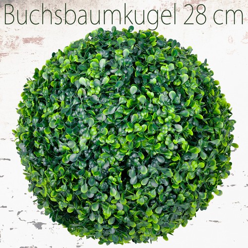 Buchsbaum kugel plastikpflanze - buchsbaum,