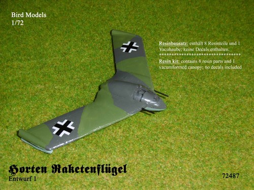 Horten raketenflügel entwurf - horten,